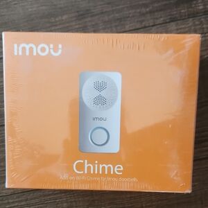 Mou Chime Wi-Fi Add-on for Doorbells - Orange and White